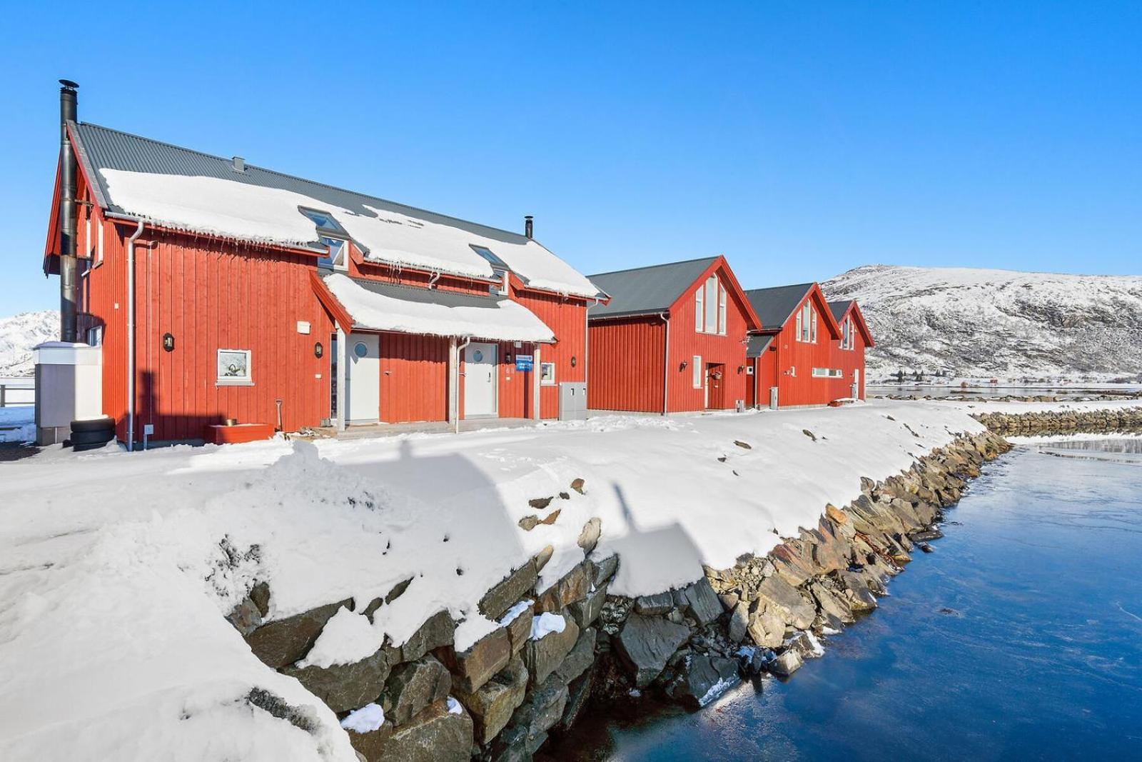 Nappstraumen Seafront Cabin, Lilleeid 68 Gravdal  Extérieur photo