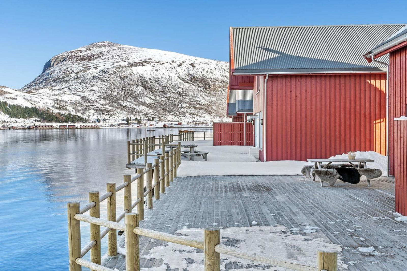Nappstraumen Seafront Cabin, Lilleeid 68 Gravdal  Extérieur photo