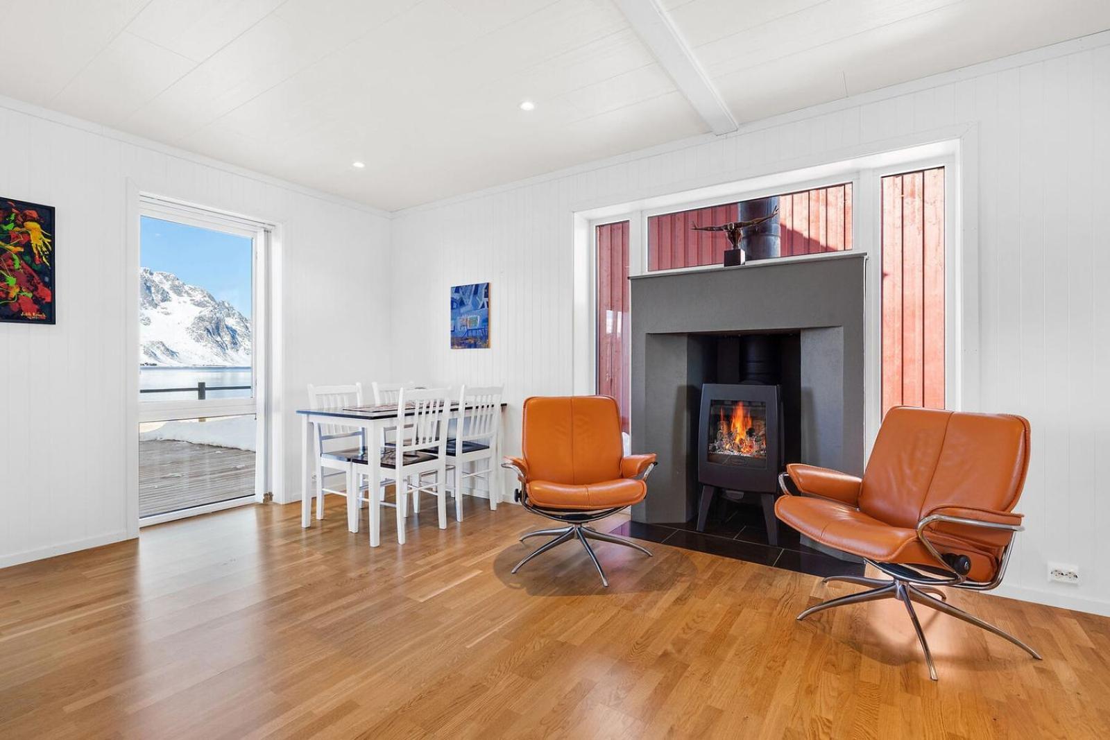 Nappstraumen Seafront Cabin, Lilleeid 68 Gravdal  Extérieur photo