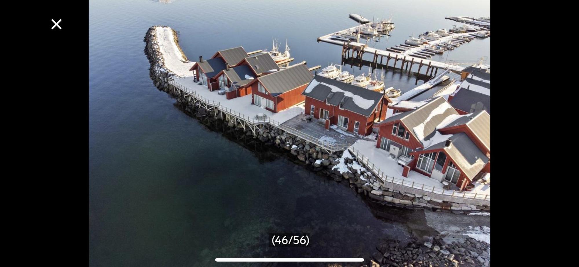 Nappstraumen Seafront Cabin, Lilleeid 68 Gravdal  Extérieur photo