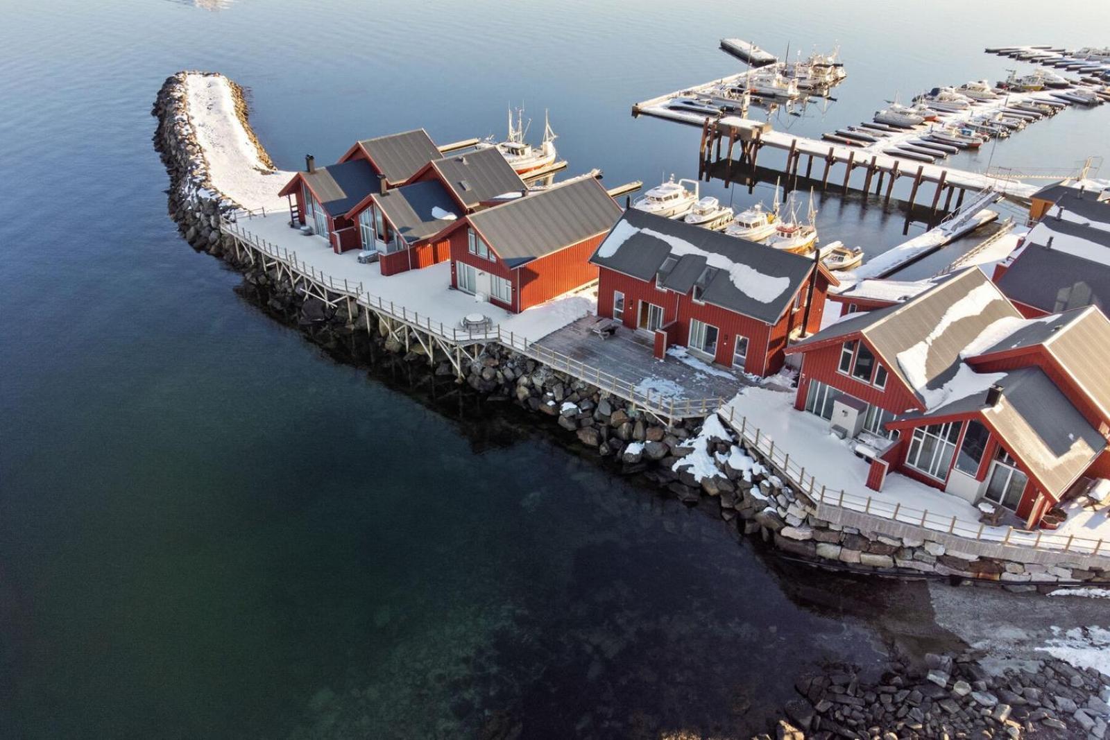Nappstraumen Seafront Cabin, Lilleeid 68 Gravdal  Extérieur photo